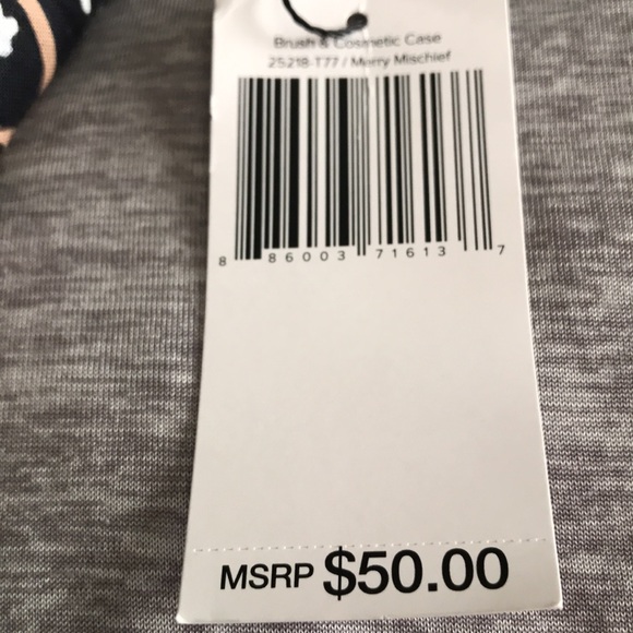 Vera Bradley Merry Mischief Cosmetic Case - Picture 8 of 8